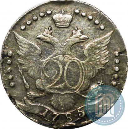 Picture 20 kopecks 1785 year СПБ 