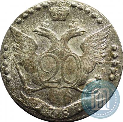 Picture 20 kopecks 1787 year СПБ 