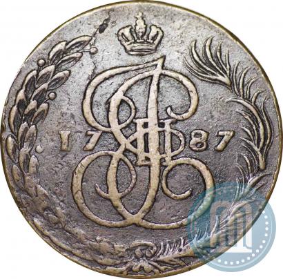 Picture 5 kopecks 1787 year ЕМ 