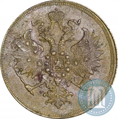 Picture 3 kopecks 1861 year ЕМ 