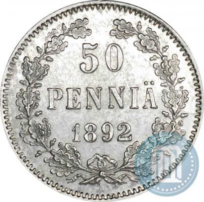 Picture 50 pennia 1892 year L 