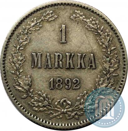 Picture 1 markka 1892 year L 