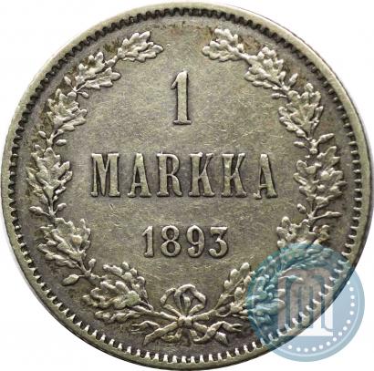 Picture 1 markka 1893 year L 