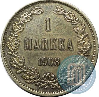Picture 1 markka 1908 year L 