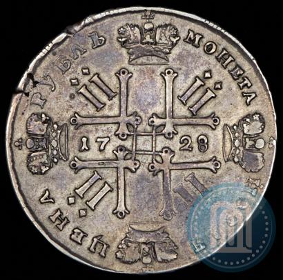 Picture 1 rouble 1728 year  "Type of 1728"
