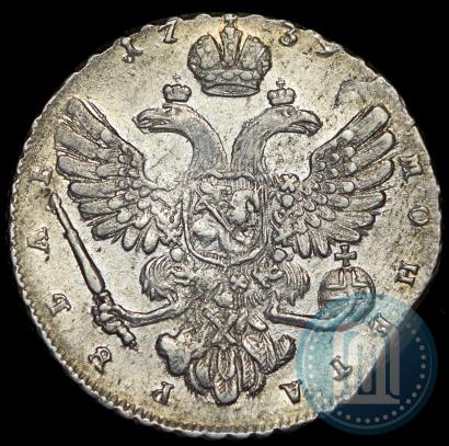 Picture 1 rouble 1739 year  "Moscow type"