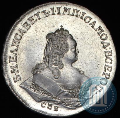 Picture 1 rouble 1744 year СПБ 