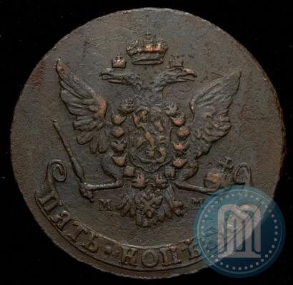 Фото 5 копеек 1766 года ММ 