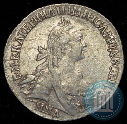 Фото 15 копеек 1767 года ММД 