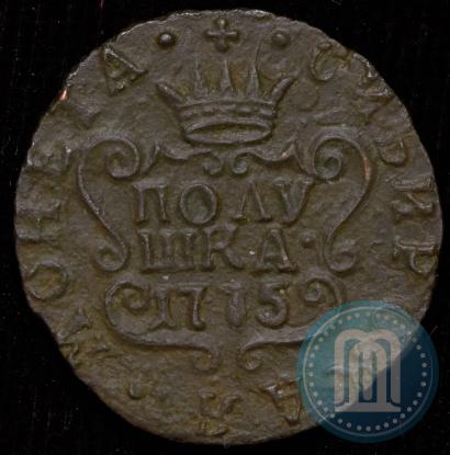Фото Полушка 1775 года КМ 
