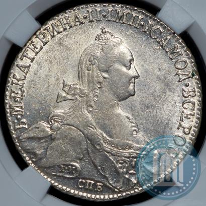 Фото 1 рубль 1776 года СПБ-ЯЧ 