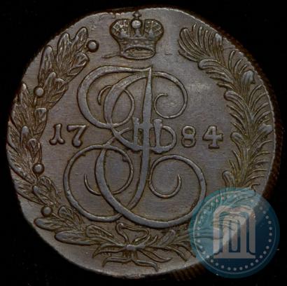 Фото 5 копеек 1784 года КМ 