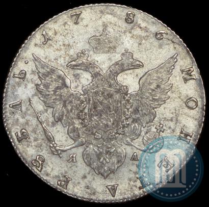 Picture 1 rouble 1786 year СПБ-ЯА 