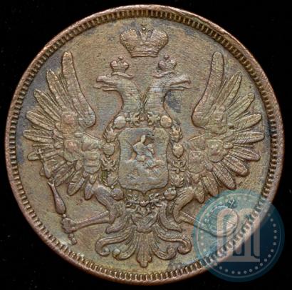 Picture 5 kopecks 1858 year ЕМ "Type of 1849-1857"