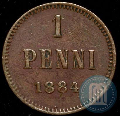 Picture 1 penni 1884 year  