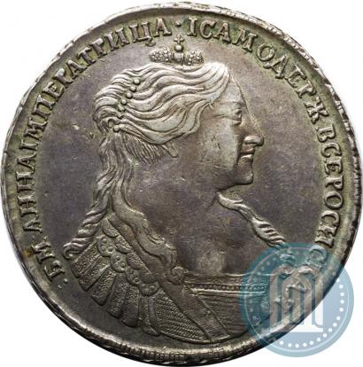 Фото 1 рубль 1734 года  "Тип 1735 года"