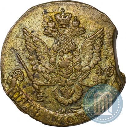 Фото 5 копеек 1781 года ЕМ 