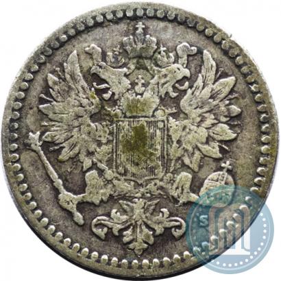 Фото 50 пенни 1871 года S 