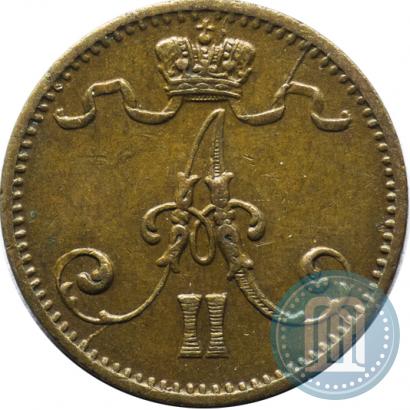 Picture 1 penni 1875 year  
