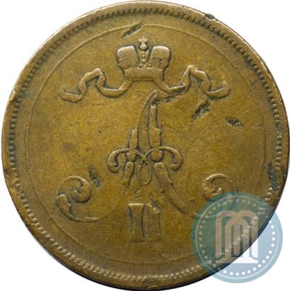 Фото 10 пенни 1876 года  