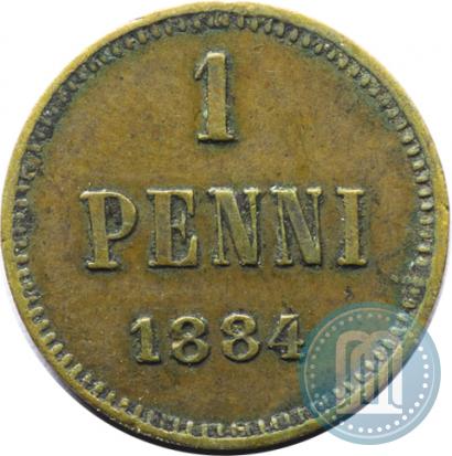 Picture 1 penni 1884 year  