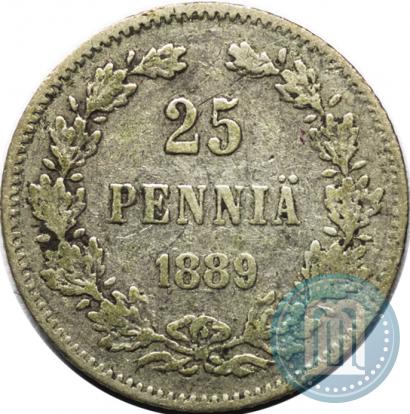 Picture 25 pennia 1889 year L 