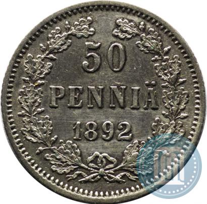 Фото 50 пенни 1892 года L 