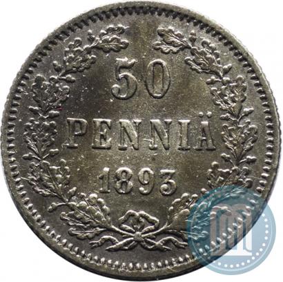 Фото 50 пенни 1893 года L 