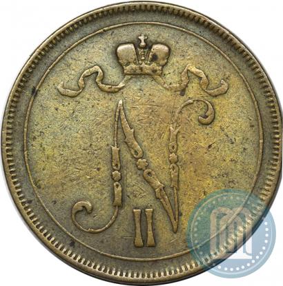 Picture 10 pennia 1896 year  