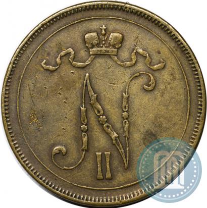 Picture 10 pennia 1897 year  