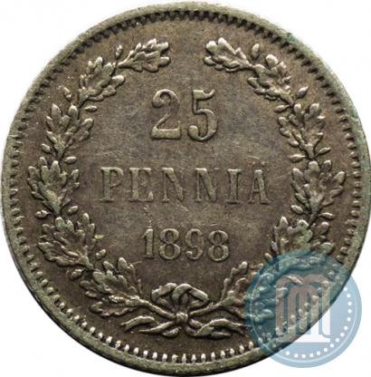 Picture 25 pennia 1898 year L 