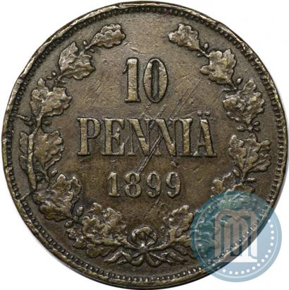 Picture 10 pennia 1899 year  