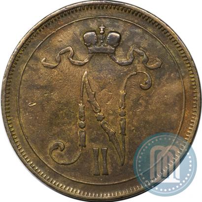 Picture 10 pennia 1900 year  