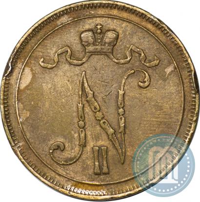 Picture 10 pennia 1905 year  