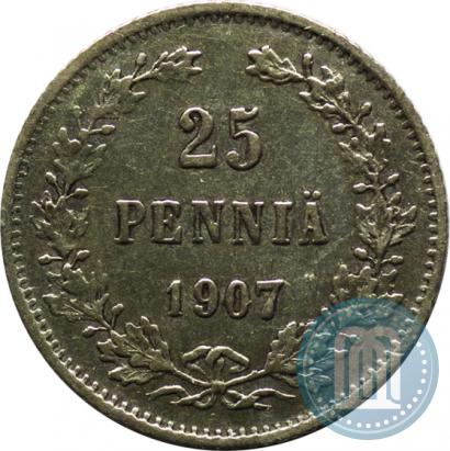 Picture 25 pennia 1907 year L 