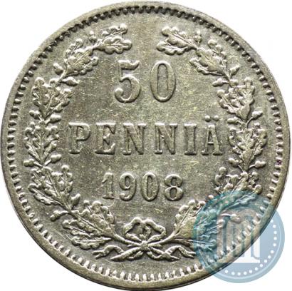 Picture 50 pennia 1908 year L 