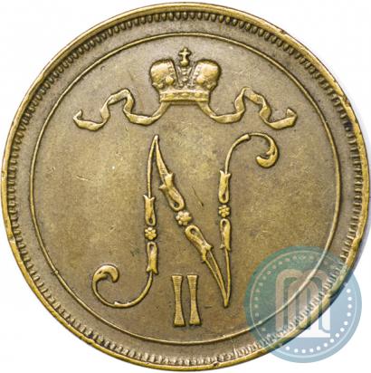 Picture 10 pennia 1911 year  