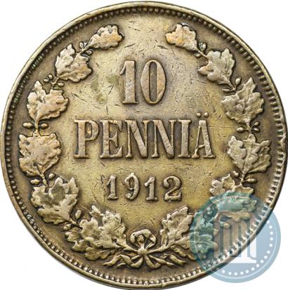 Фото 10 пенни 1912 года  