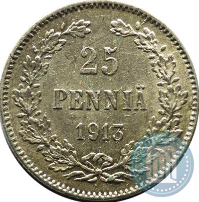 Фото 25 пенни 1913 года S 