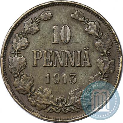 Picture 10 pennia 1913 year  