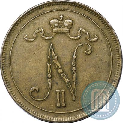 Picture 10 pennia 1914 year  