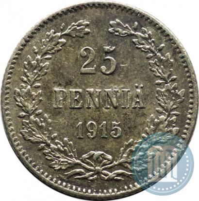 Picture 25 pennia 1915 year S 