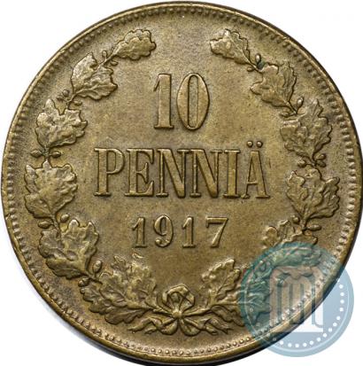 Picture 10 pennia 1917 year  