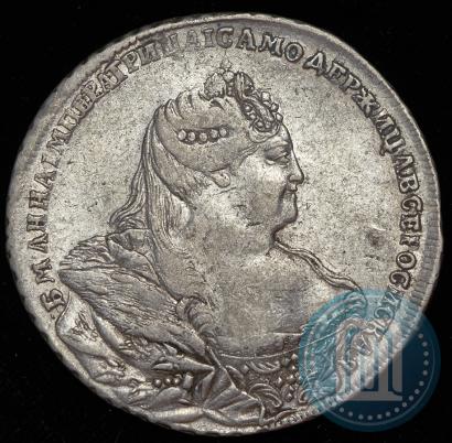 Picture 1 rouble 1738 year  "Moscow type"