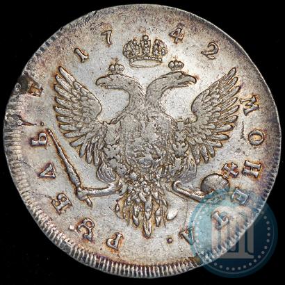 Picture 1 rouble 1742 year СПБ 
