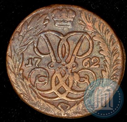 Picture 2 kopecks 1762 year  