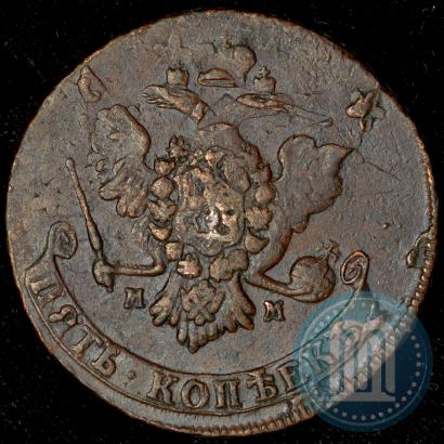 Picture 5 kopecks 1763 year ММ 