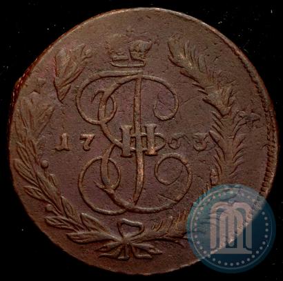 Picture 5 kopecks 1763 year ММ 