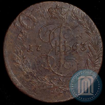 Picture 5 kopecks 1763 year ЕМ 