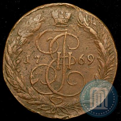 Фото 5 копеек 1769 года ЕМ 